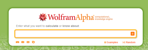 Visit WolframAlpha.com for your data queries